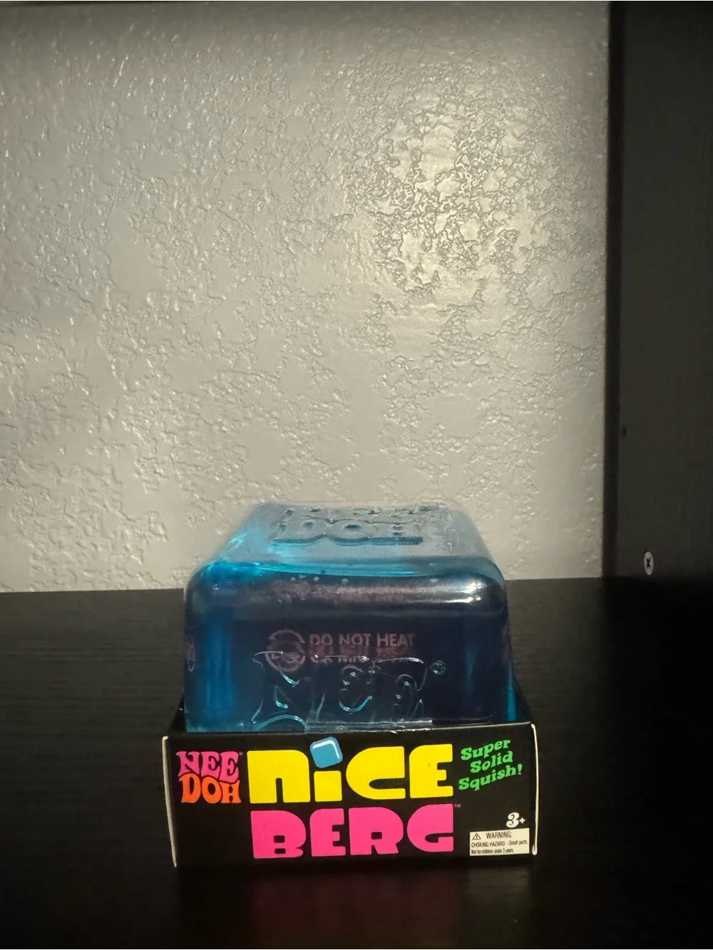 Nee Doh Nice Berg Blue Super Solid Squish Toy